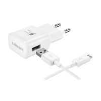 samsung cargador de carga rapida micro usb 2a blanco