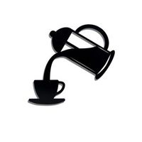 iluminacion led decorativa coffee amarillo 50x50 cm