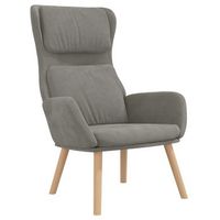 sillon sofa sillon diseno moderno en terciopelo gris claro dec026675