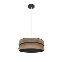 colgante natalia 1xe27 negrosaco-negro regx40x40 cm