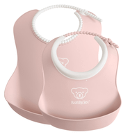 babybjorn baberos rosa pastel 2 uds