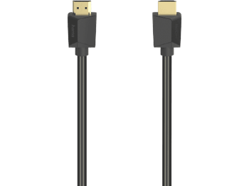 REACONDICIONADO Seminuevo Muy bueno Cable HDMI - Hama 205007, Ethernet 2.0, 5 m, Para transmisión 4K, 100 MB/s, Recubrimiento de oro, Negro