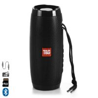 altavoces dam electronics portatiles bluetooth 42 10w con luces led y radio fm