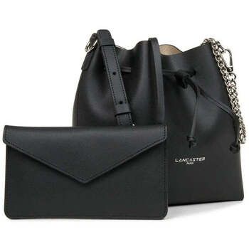 LANCASTER Bolso de mano Bolso cubo Element City Negro/Champán para mujer