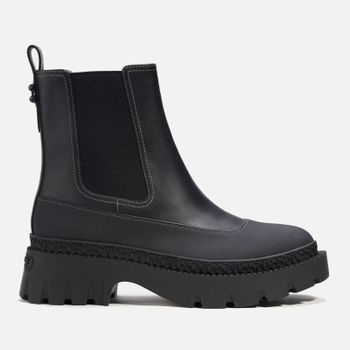 Coach Jayla Leather Chelsea Boots - UK 4