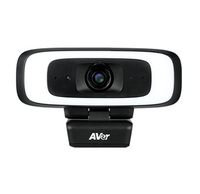 aver usb cam series cam130 61u3700000ac 4k conference camera fov 120o 5x zoom with built in dual microphone fill light auto  preset framing ia