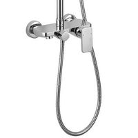 kibath grifo columna ducha monomando dua acabado cromo brillo fabricado en laton