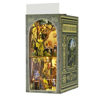 La Aventura De Dorothy. Book Nook De Madera, Diseño 3d Realista Con Gran Detalle, Cubierta Y Luces Led. 250 Piezas. 11,3x18,5x23,6 Cm. Color: Multicolor