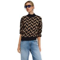 only jersey lenya knit - blacktoasted coconut para mujer
