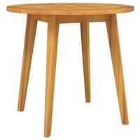 mesa de jardin  mesa de exterior madera maciza de acacia o85x75 cm