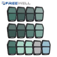 kit de filtros divididos para drones freewell paquete de 13 filtros ndpl uv lpr gmist14 pl nd para accesorios de fotografia de lentes de dron dji air 3s
