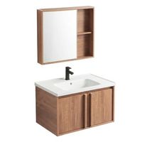 conjunto de muebles de bano con lavabo gama brown t25023 hhl 60cm