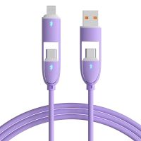 cable pd100w usb-ausb-c a ipusb-c carga rapida transmision de datos nucleo de cobre puro longitud 1m15m para iphone