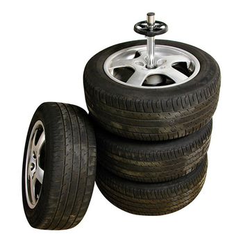 Static 4 Wheel Storage Tyre Tree & Cover