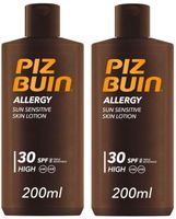 piz buin allergy crema solar spf30 2x200 ml
