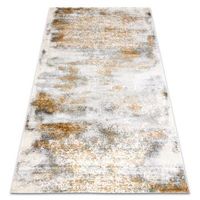 alfombra acrilica elitra 8105 abstraccion vintage marfil  naranja  240x350 cm