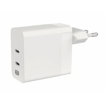 Cargador XtremeMac XWH-SPC60-03 USB-C 65W Doble Puerto Blanco