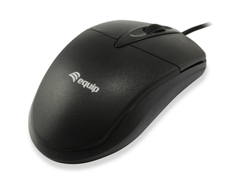 MOUSE EQUIP LIFE 2 BOTONES OPTICO USB NEGRO 1000DPI