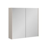 armario con espejo para bano ruford 80 x 758 cm con 2 puertas de espejo vicco
