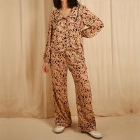 its 9pm frenchie cheetah-print pyjama set - 10