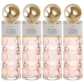 Pack De 4 Eau De Parfum Mujer Saphir Kisses 200 Ml