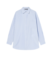 ax armani exchange para mujer xw002034af21535mb088 camisa cuello merinero azul m casual poliester manga larga
