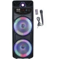 altavoces inovalley carrito karaoke bluetooth 50 1000w con led y tws