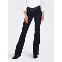 only pantalon de campana 15327135 blush-dark blue denim para mujer