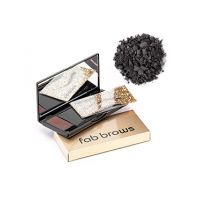 fab brows duo eyebrow stencil kit blacknoir