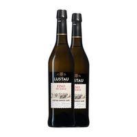 lustau vino generoso single cask fino de jerez jerez-xeres-sherry botella medium 50 cl 13 vol pack de 2 unidades