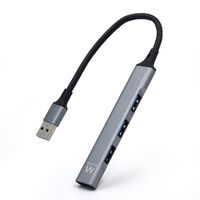 hub ewent 4 puertos 5gbps ew1144 usb 32 gen 1 plugplay alimentacion por usb