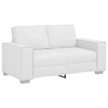Sofá De Dos Plazas 160 Cm Cuero Sintético Vidaxl