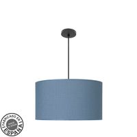 colgante moda 3xe27 negroazul regx50x50 cm cdifusor