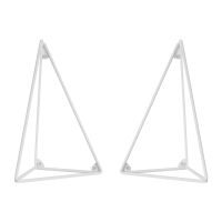 maze interior pythagoras shelf brackets - white - 2 pack