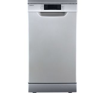 KENWOOD KDW45S16 Slimline Dishwasher - Silver, Silver