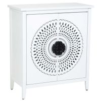 aparador de madera de 2 puertas  78x38x87