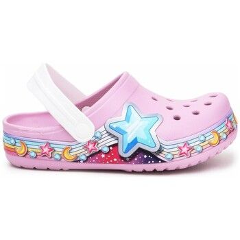 Crocs Zuecos FL Star Band Clog 207075-6GD para niña