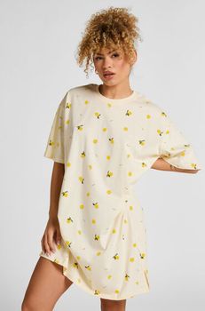 Hunkemöller Camisón de escote redondo Blanco