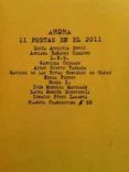 ahora 11 poetas en el 2011