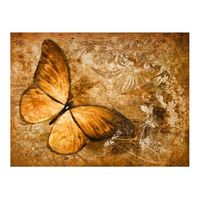 papel pintado 3d - butterfly sepia 350x270 cm