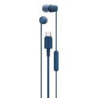 auriculares sony ier-ex15c con cable usb-c intraurales para llamadas y musica con microfono rosa