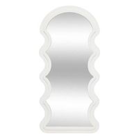 espejo ondulado blanco emily 114x54cm