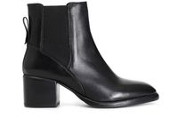 botin mujer piel con elastico black