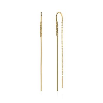 Pendientes de plata 925 bañados en oro