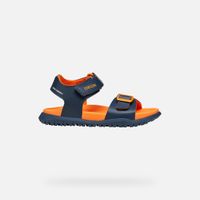 geox sandal fusbetto junior azul marinonaranja
