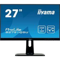 iiyama prolite b2791qsu-b1 quad hd 27 lcd monitor - black black