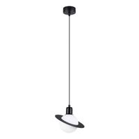 lampara colgante rena negro 1 luz