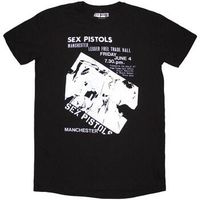 sex pistols camiseta manchester para mujer