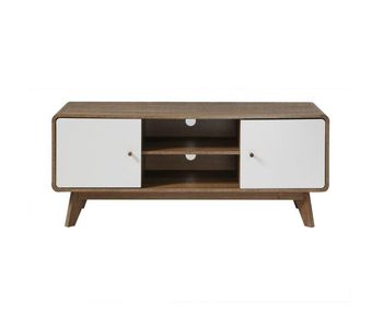 Mueble tv 2 puertas y 2 huecos l128,5 cm - albura
