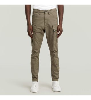 G-Star para hombre. D24307-E172-273 Pantalón Ajustado 3D Skinny Cargo 2.0 verde grisáceo (33/32), Casual, Algodón